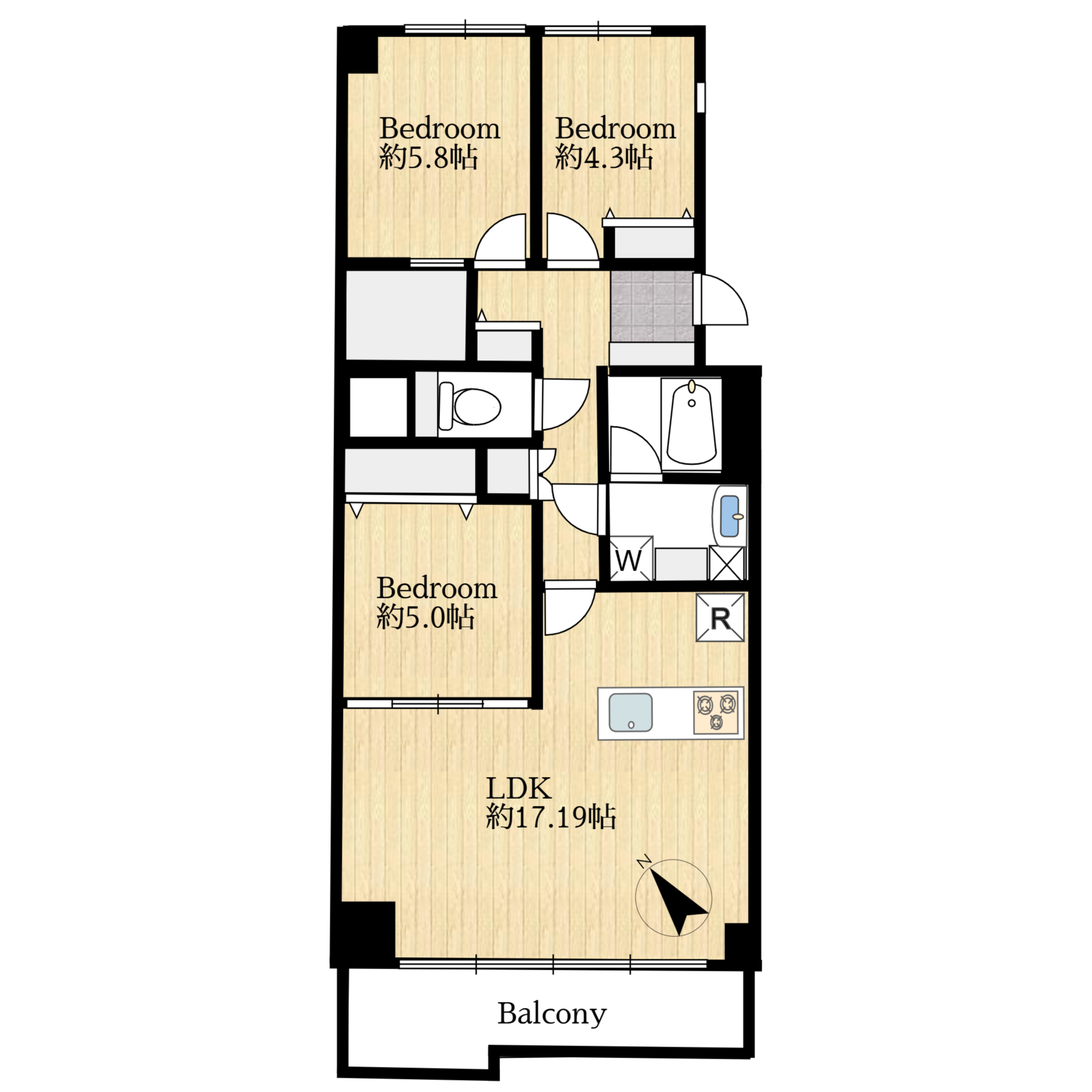 ファミール浜園 1428号室